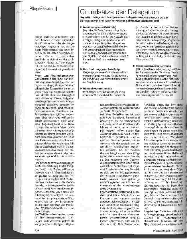 Vorschauseite 3: Pflegefremde Mitarbeiter im Krankenhaus