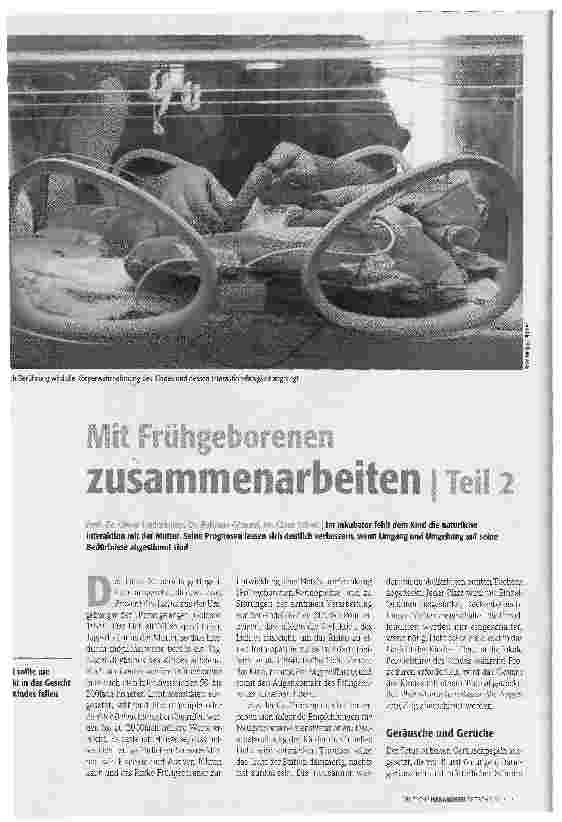 Vorschauseite 1: Mit Frühgeborenen zusammenarbeiten Teil 2
