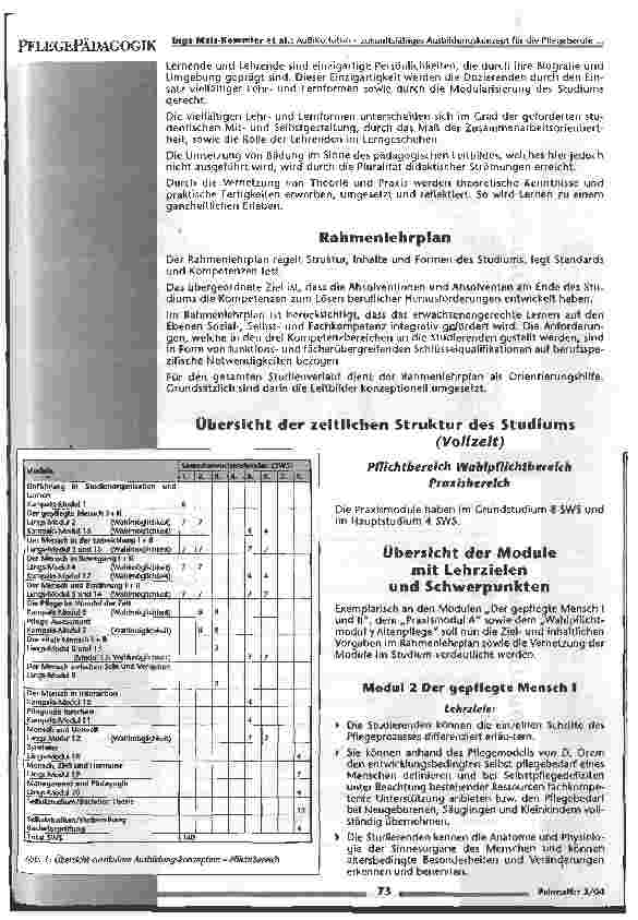 Vorschauseite 5: AuBiKo. futuri - zukunftsfähiges Ausbildungskonzept für die Pflegeberufe in Deuschland