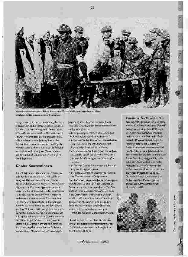 Vorschauseite 4: Historie der humanitären Hilfe und Pflege