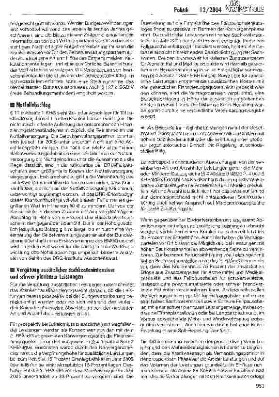 Vorschauseite 5: Start in die Konvergenzphase auf KompromisswegVermittlungsausschuss erzielt Einigung zum 2. FPÄndG