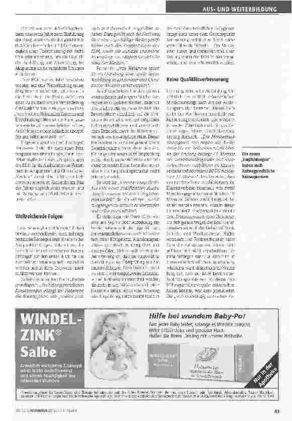 Vorschauseite 2: Ausreichend reformiert?