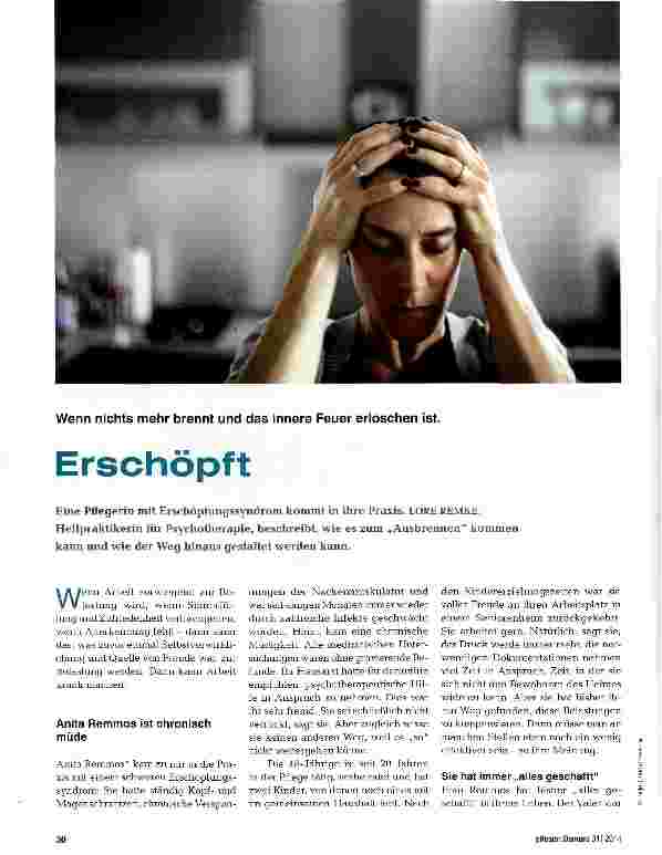 Vorschauseite 1: Erschöpft