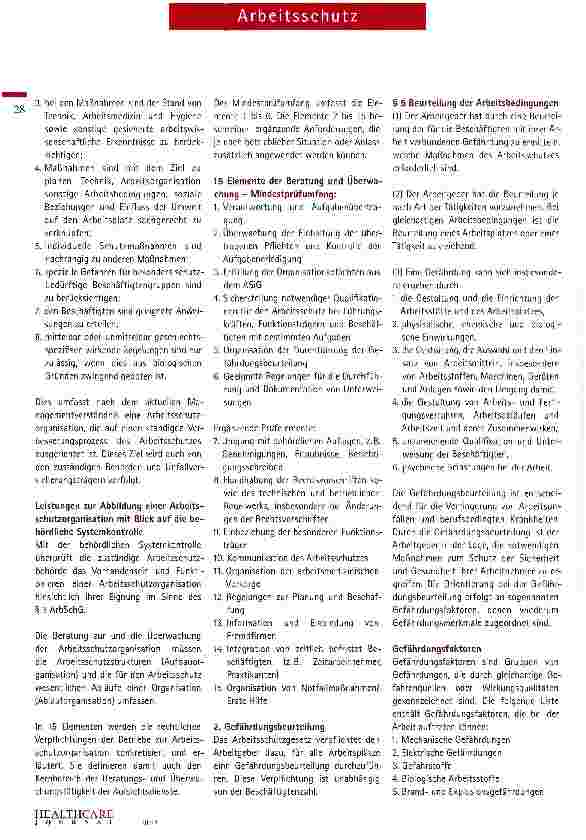 Vorschauseite 3: Arbeitsschutz ist Chefsache