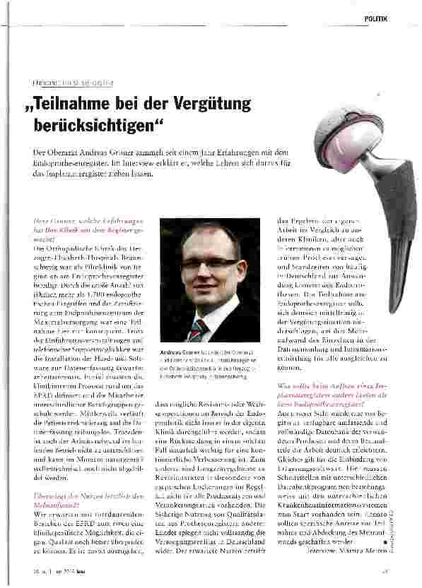 Vorschauseite 1: Teilnahme bei der Vergütung berücksichtigen