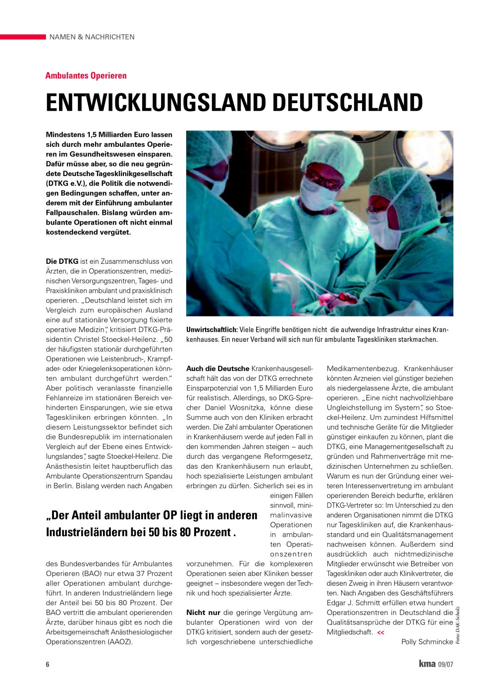Vorschauseite 1: Entwicklungsland Deutschland