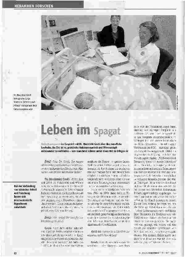 Vorschauseite 1: Leben im Spagat