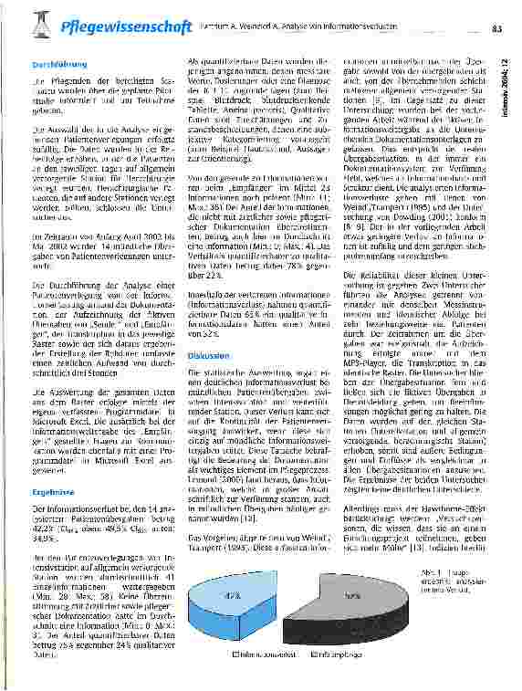 Vorschauseite 3: Analyse von Informationsverlusten bei mündlichen Patientenübergaben - eine Pilotstudie
