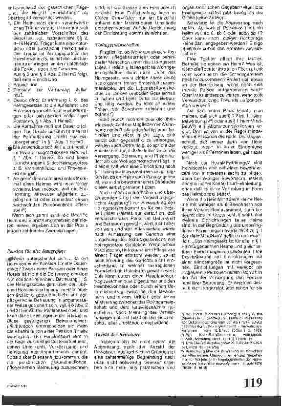Vorschauseite 2: Was ist ein Altenheim?