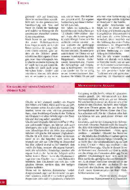Vorschauseite 3: Lebensbilder aus der Schwesternschaft des Evangelischen Diakonievereins