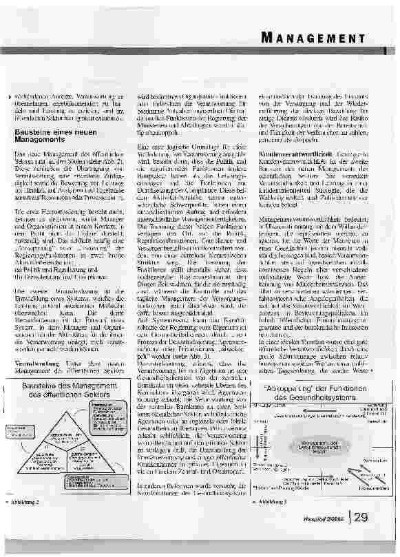 Vorschauseite 2: Neues Management des öffentlichen Sektors