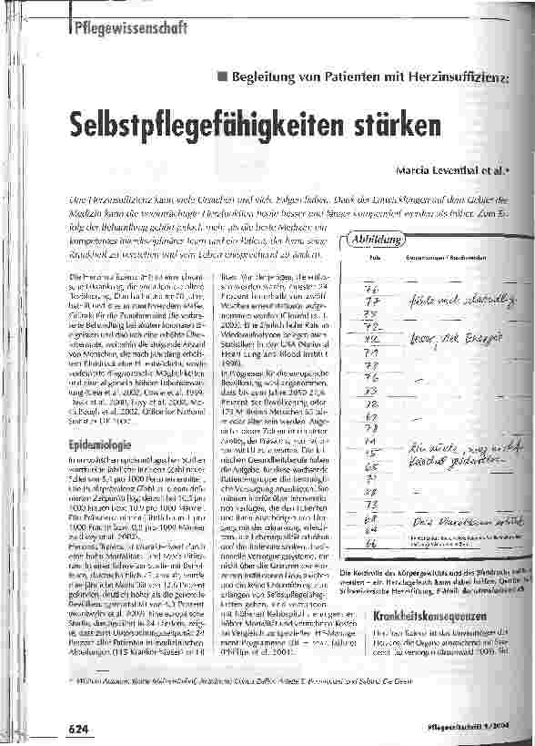 Vorschauseite 1: Selbstpflegefähigkeiten stärken - Begleitung von Patienten mit Herzinsuffizienz