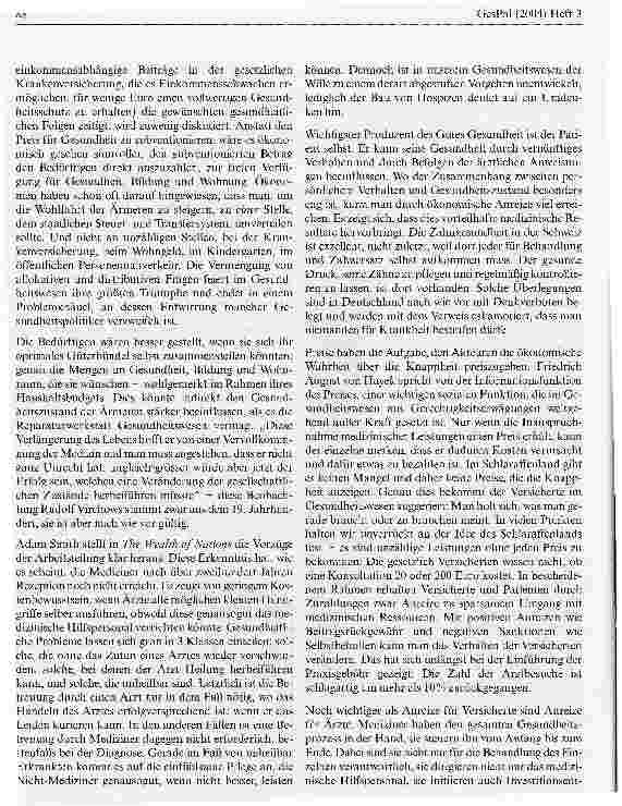 Vorschauseite 5: Hoher Preis fürs höchste Gut. Zum schwierigen Verhältnis von Ökonomie und Medizin