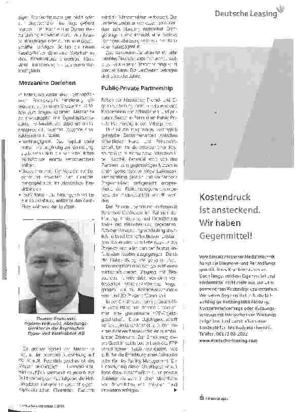 Vorschauseite 2: Unternehmen Krankenhaus Paradigmenwechsel in der Krankenhausfinanzierung/Public-Private Partnership