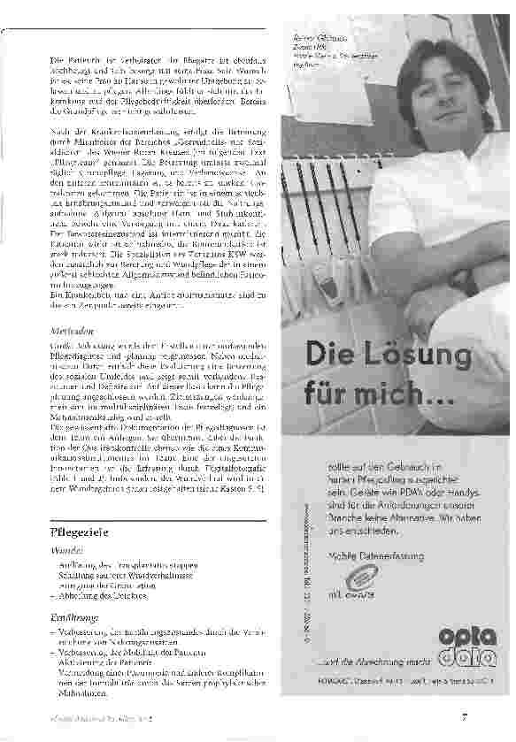 Vorschauseite 2: Modernes Wundmanagement. Lohnender Aufwand für mehr Lebensqualität