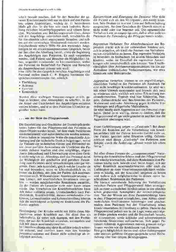 Vorschauseite 3: Der Patient in der Intensivpflege