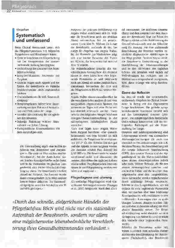 Vorschauseite 3: Dringlichkeit der Atemnot der Bewohnerin erkannt