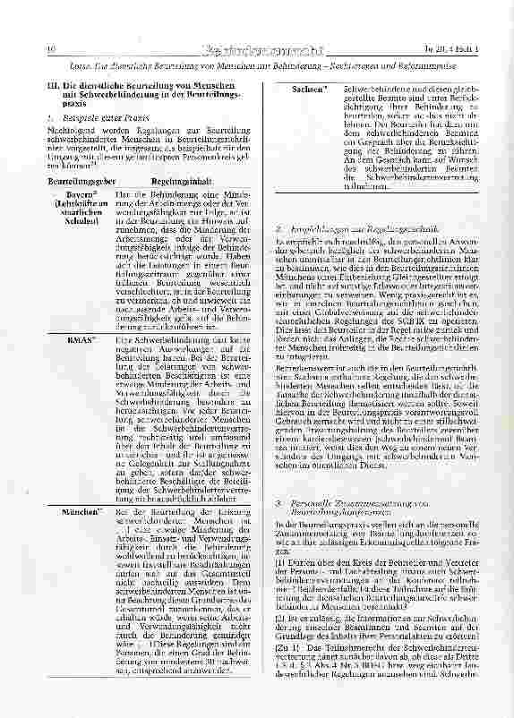 Vorschauseite 4: Die dienstliche Beurteilung von Menschen mit Behinderung -Rechtsfragen und Reformimpulse