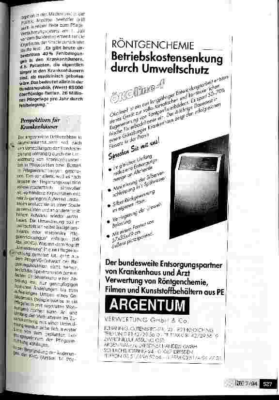 Vorschauseite 4: Pflege-Versicherungsgesetz: Krankenhäuser brauchen eigene Umsetzungskonzepte Abbau von Fehlbelegungen, Bettenabbau, Umwidmung v. KhAbt.