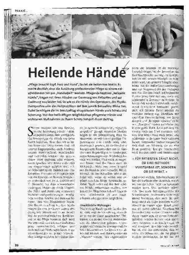 Vorschauseite 1: Heilende Hände