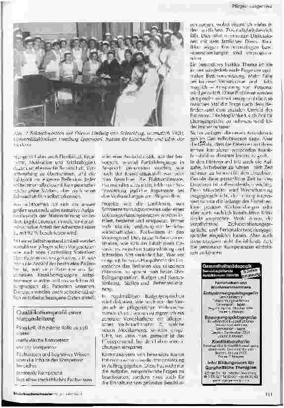 Vorschauseite 2: Von der Oberschwester zum mittleren Management
