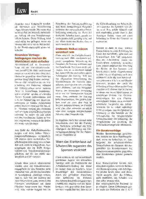 Vorschauseite 4: Drittmittel im klinischen AlltagÜber den richtigen Umgang mit der Förderung aus der WirtschaftTeil II: Strafrechtliche Aspekte