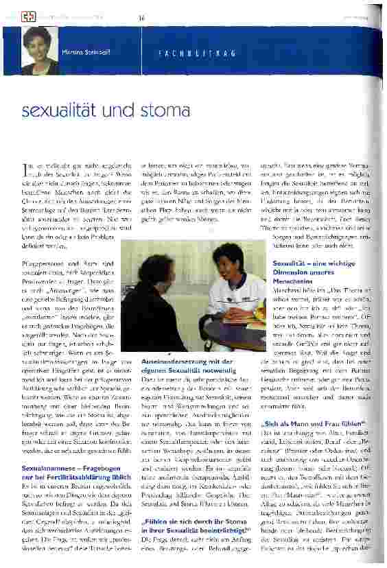 Vorschauseite 1: Sexualität und stoma
