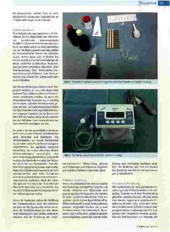 Vorschauseite 4: Pharmazie in der Palliativmedizin