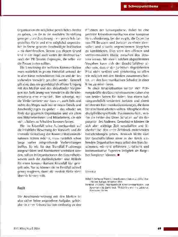 Vorschauseite 6: Beratung von zwei Seiten:In Krisen rechtssicher kommunizieren