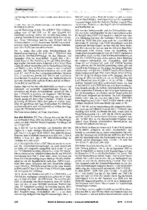 Vorschauseite 3: Wechselschichtarbeit nach BMT-G und TVöD-F - Schichtlohnzuschlag für ständige Wechselschichtarbeit - bezahlte Pausen - Überstundenzuschlag - Zusatzurlaub - Arbeitszeitkonto und Au…