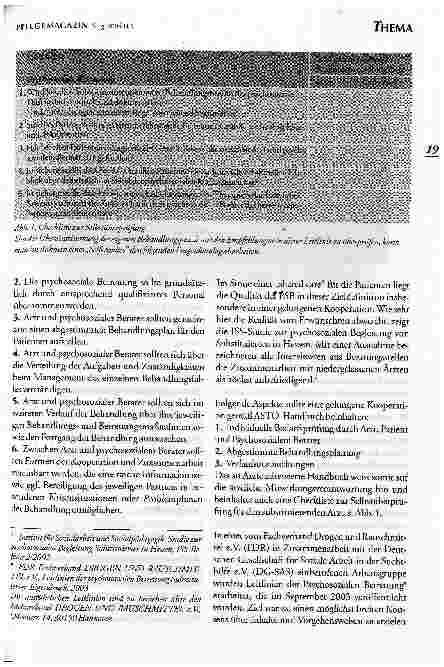 Vorschauseite 3: Qualitätskriterien der psychosozialen Betreuung in der Suchttherapie