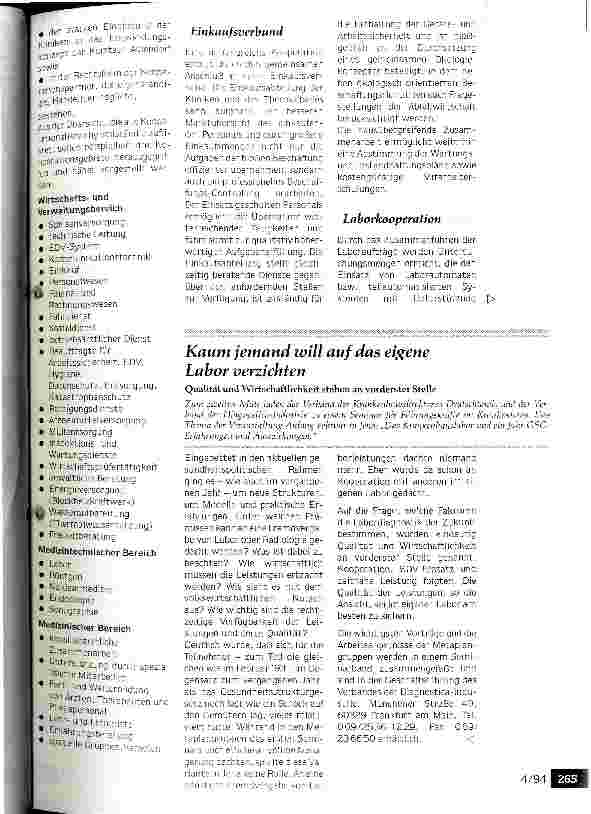 Vorschauseite 2: Dichtes Netz von Kooperationsleistungen geknüpft Untersuchung am Beispiel der Aulendorfer Kliniken