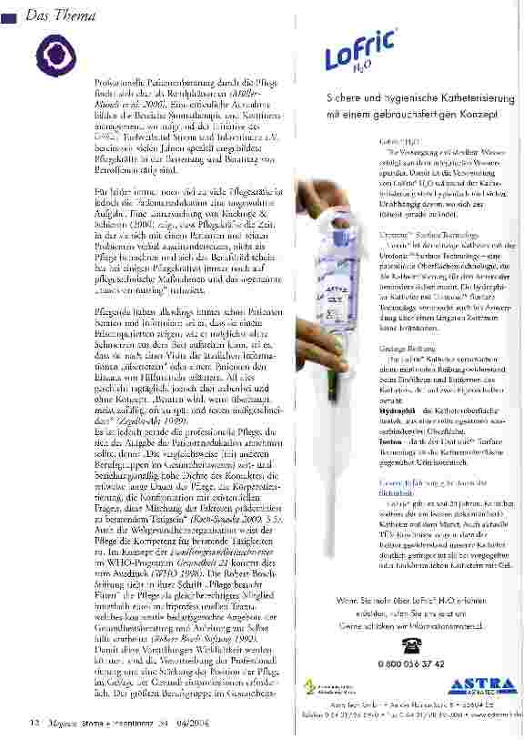 Vorschauseite 2: Patientenedukation - ein neues Handlungsfeld für die Pflege