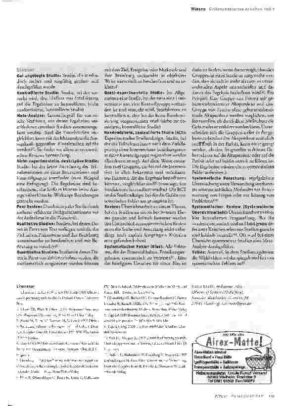Vorschauseite 6: Die eigene Arbeit woranbringen: Theoretische GrundlagenEvidenzbasiertes Arbeiten, Teil 1