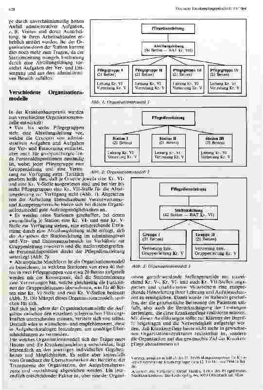 Vorschauseite 3: Pflegeorganisationsmodelle