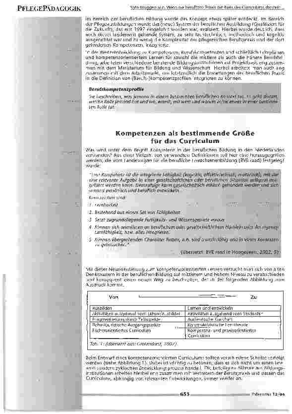 Vorschauseite 3: Kompetenzorientiertes Lernen in der Lehrerausbildung in den Niederlanden