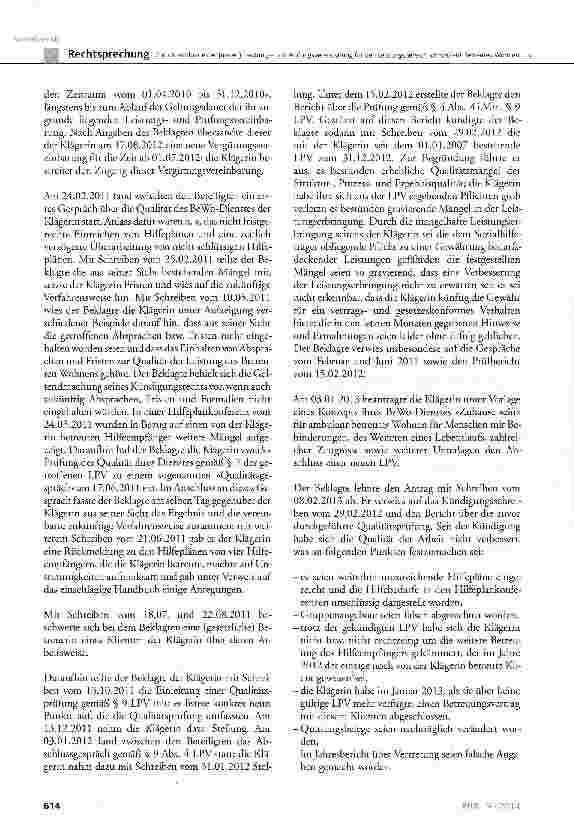 Vorschauseite 2: Zum Abschluss einer (neuen) Leistungsund Prüfungs-vereinbarung für den Leistungsbereich »Ambulant Betreutes Wohnen für Menschen mit Behinderung«