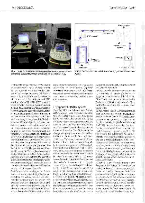Vorschauseite 2: Automatische, validierte, nicht-toxische High-Ievel-Desinfektion (HLD) von Ultraschall sondenEin neuartiger Ansatz zur Minimierung des Infektionsrisikos