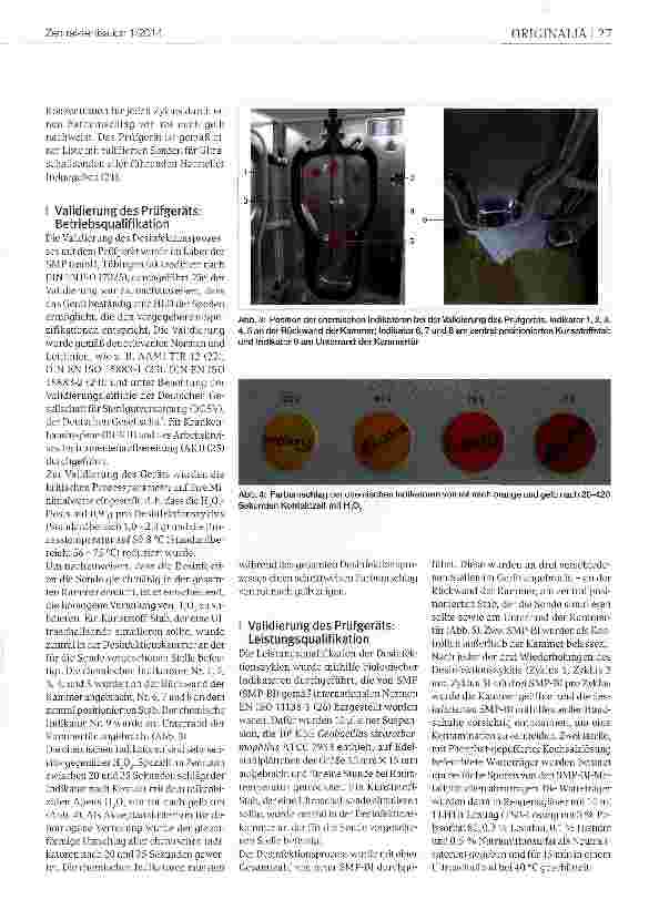 Vorschauseite 3: Automatische, validierte, nicht-toxische High-Ievel-Desinfektion (HLD) von Ultraschall sondenEin neuartiger Ansatz zur Minimierung des Infektionsrisikos