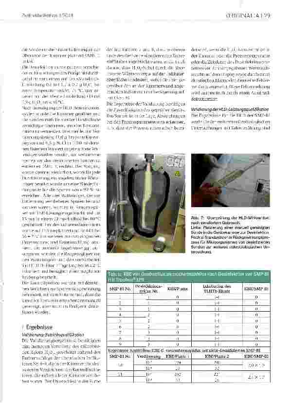 Vorschauseite 5: Automatische, validierte, nicht-toxische High-Ievel-Desinfektion (HLD) von Ultraschall sondenEin neuartiger Ansatz zur Minimierung des Infektionsrisikos