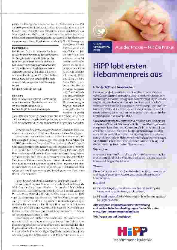 Vorschauseite 2: Der Plötzliche Kindstod ist kein Erstickungstod