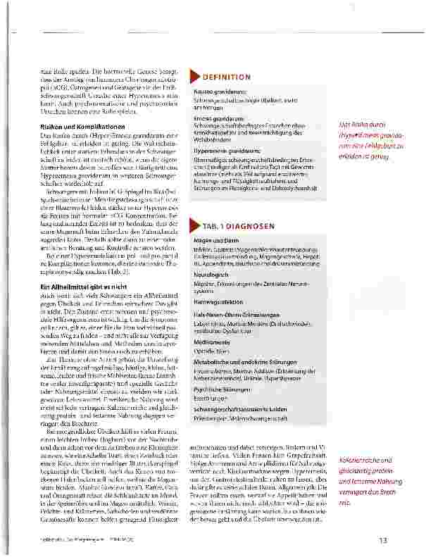 Vorschauseite 2: Hyperemesis - eine üble Geschichte