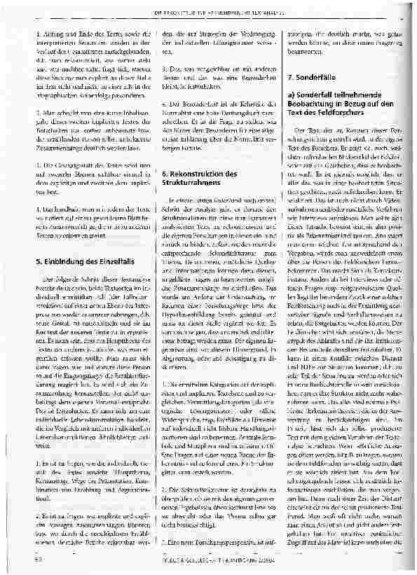 Vorschauseite 4: Die rekonstruktive hermeneutische Textanalyse