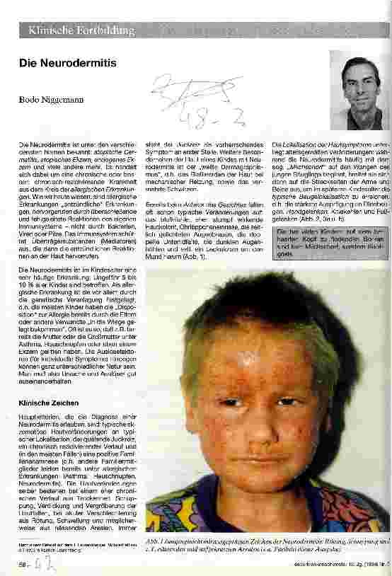 Vorschauseite 1: Die Neurodermitis