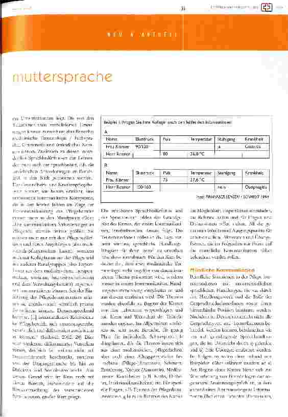 Vorschauseite 2: Deutsch für Pflegepersonen nicht-deutscher Muttersprache
