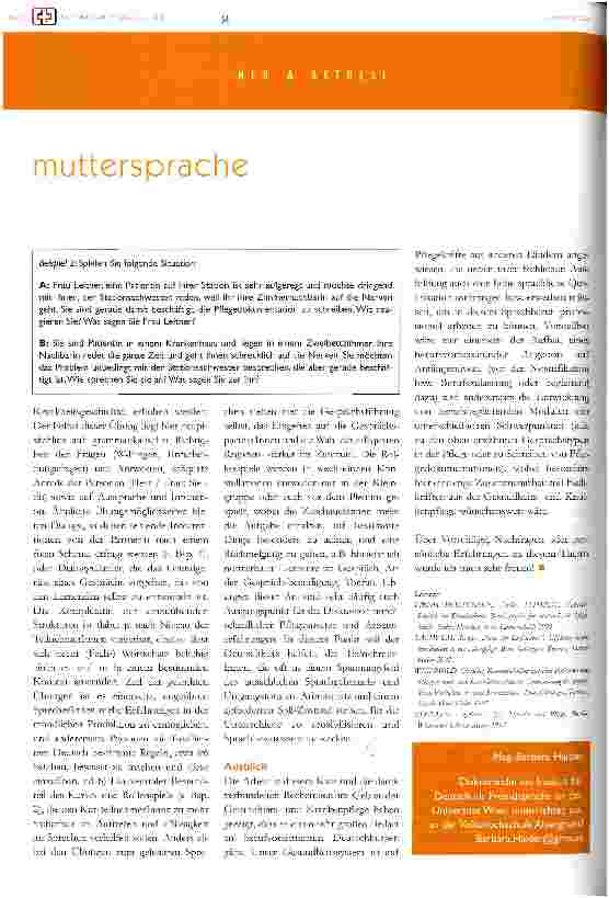 Vorschauseite 3: Deutsch für Pflegepersonen nicht-deutscher Muttersprache