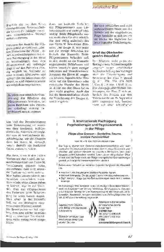 Vorschauseite 2: Keine Verpflichtung zur vollständigen Sicherung gegen Stürze