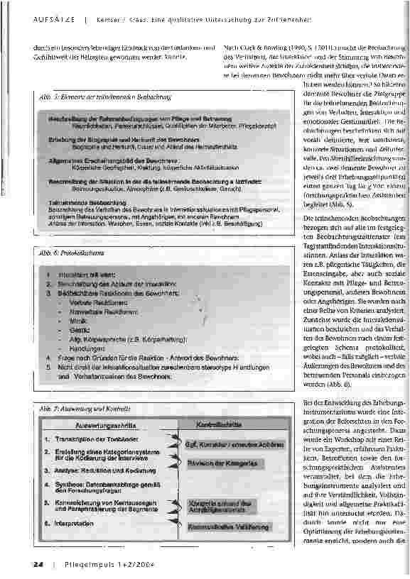 Vorschauseite 5: Erfolgsfaktoren in der stationären AltenhilfeEine qualitative Untersuchung zur Zufriedenheit von Bewohnern, Beschäftigten und Angehörigen