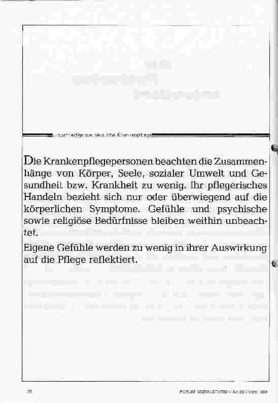 Vorschauseite 6: Wie erreichen wir eine gelungene Gemeindekrankenpflege?
