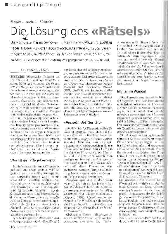 Vorschauseite 1: Die Lösung des Rätsels